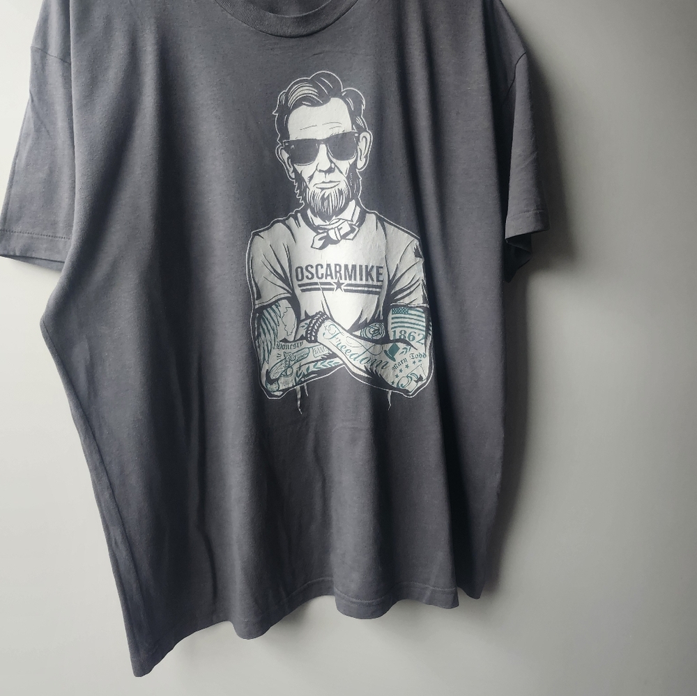 Tatted Abe Graphic Tee